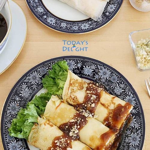 Lumpiang Sariwa - Filipino Fresh Spring Rolls is Today's Delight