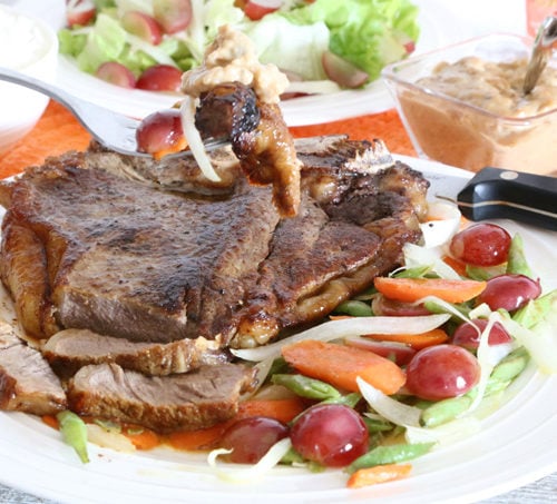 Pan Fry T Bone Steak