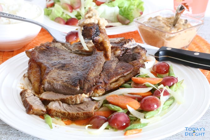 Pan Fry T Bone Steak