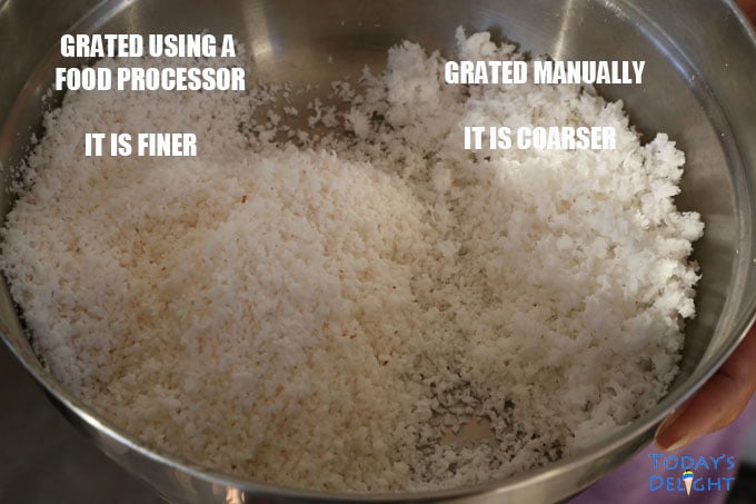 how to shred coconut