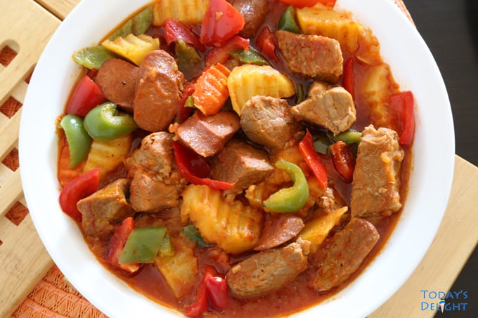 pork afritada recipe