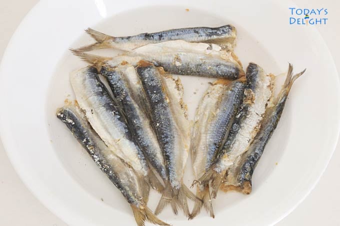 Dried herring called tuyo in Filipino.