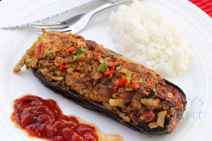 how to cook stuffed eggplant