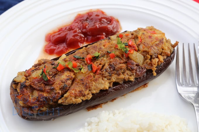 how to make stuffed eggplant