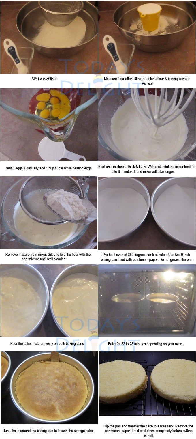how to make sponge cake