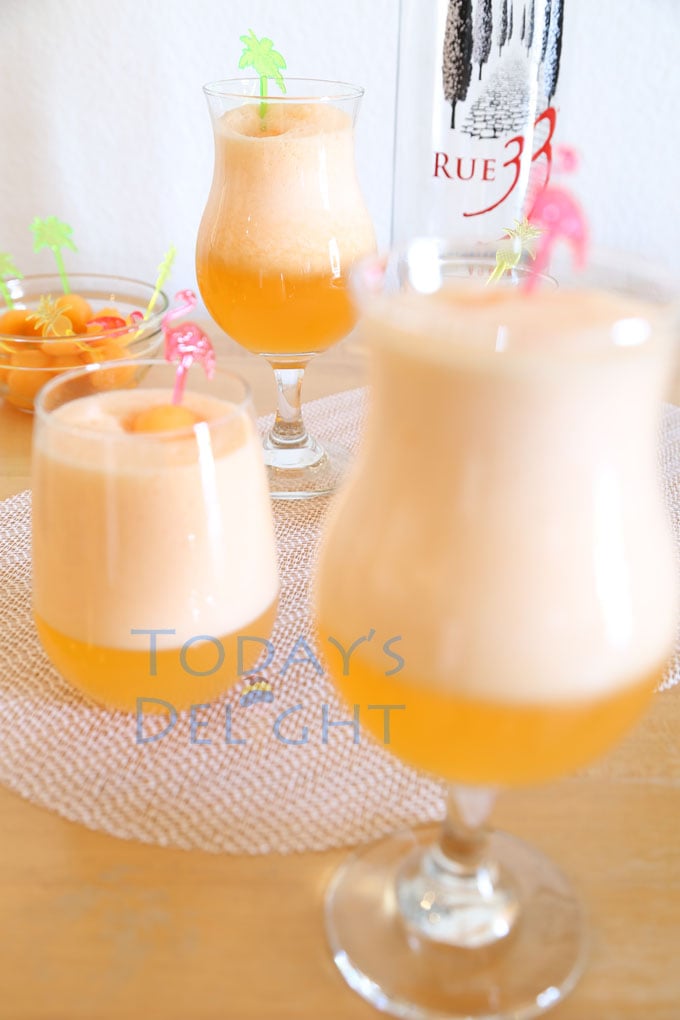 Cantaloupe Vodka Cocktail
