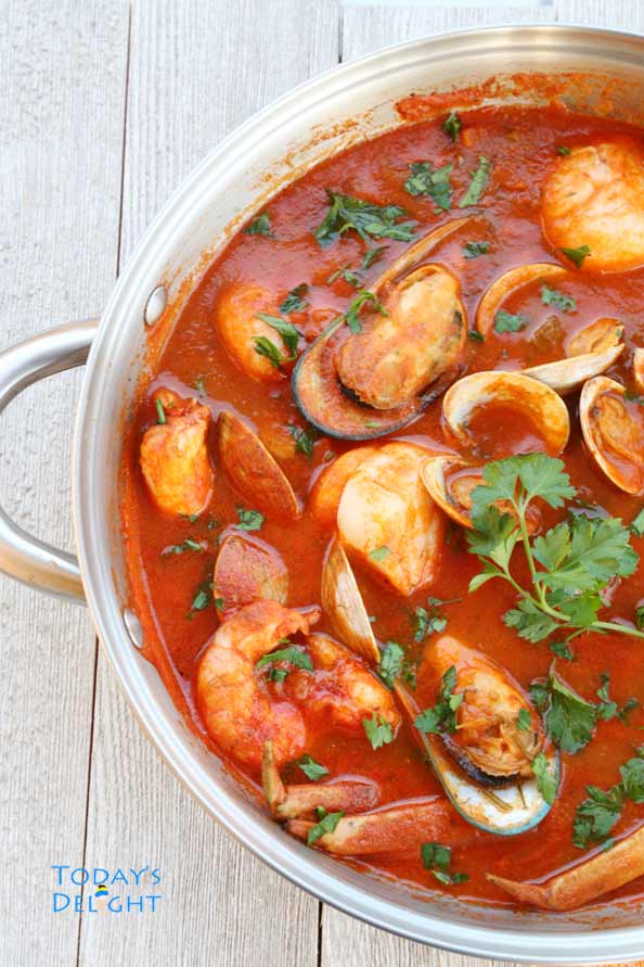 Cioppino a popular San Francisco Fish Stew is Today's Delight.