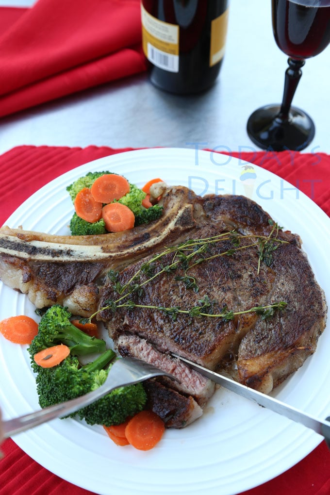 Pan fried ribeye steak recipe