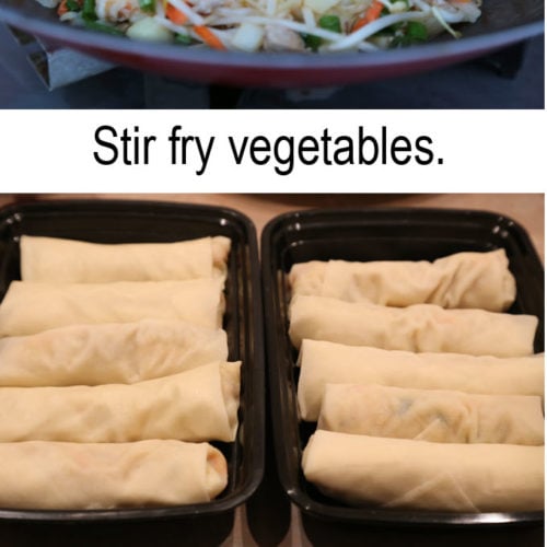 lumpiang togue mung bean sprouts spring rolls at today's delight
