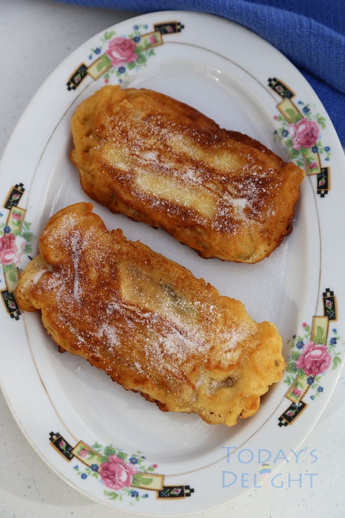 maruya is a Filipino's version of banana fritters is today's delight