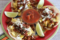 Breakfast Tacos Recipe with chorizo eggs and potatoes is Today's Delight