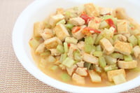 Chicken, Celery and Tofu Stir Fry recipe