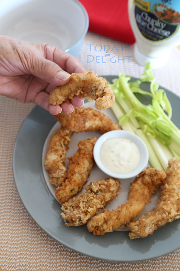 Fried Chicken Tenders Recipe is Today's Delight