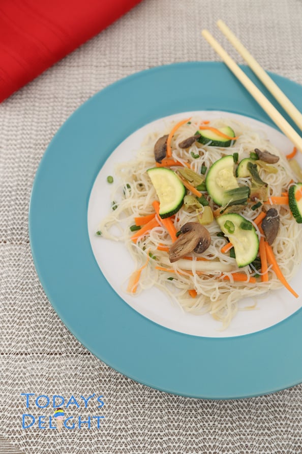 Vegetable Vermicelli Noodles Recipe is Today's Delight new posting
