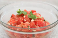 Watermelon, Feta and Tomato Salad recipe is Today's Delight