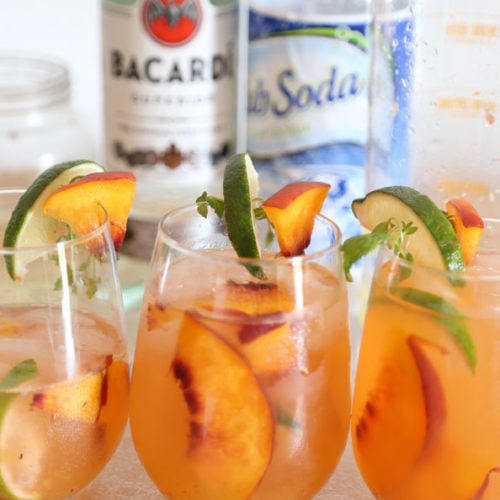nectarine mojitos