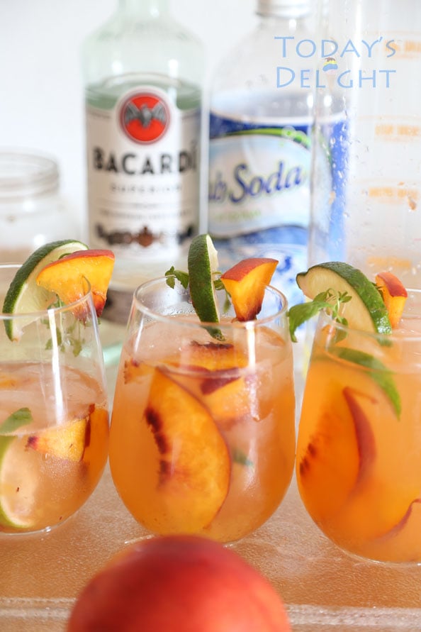 nectarine mojitos