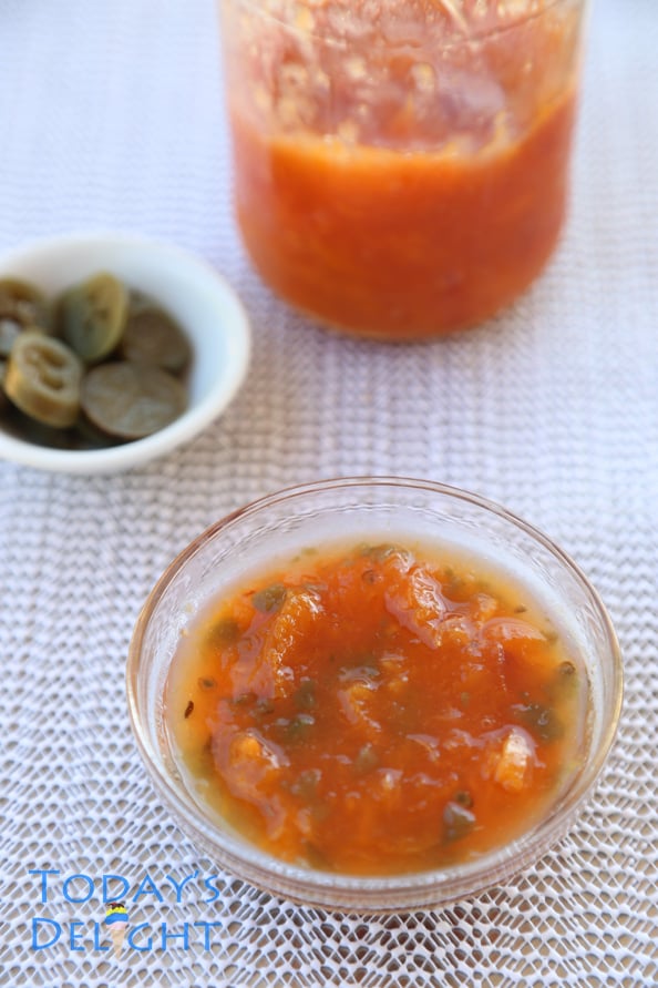 peach jalapeno sauce recipe is Today's Delight