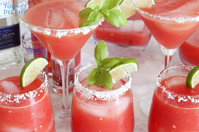 Watermelon drinks.