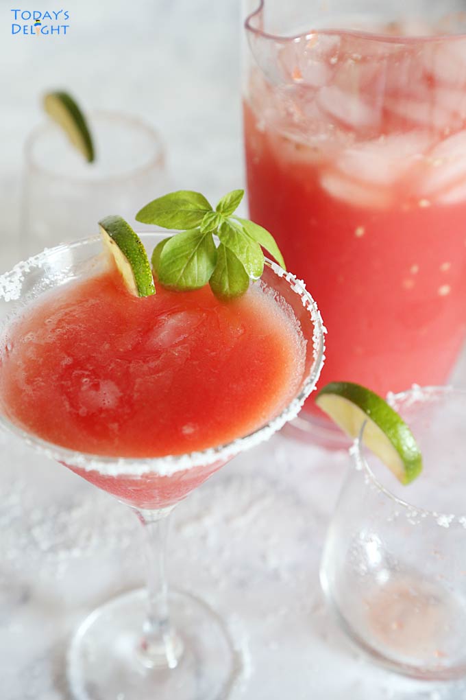 Refreshing Watermelon Juice is Today's Delight.