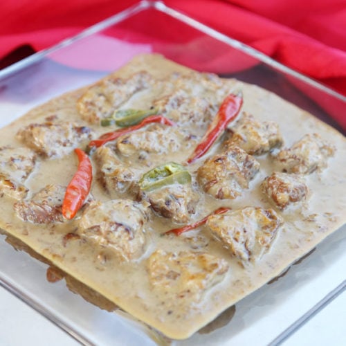 adobo sa gata baboy (pork) is Today's Delight