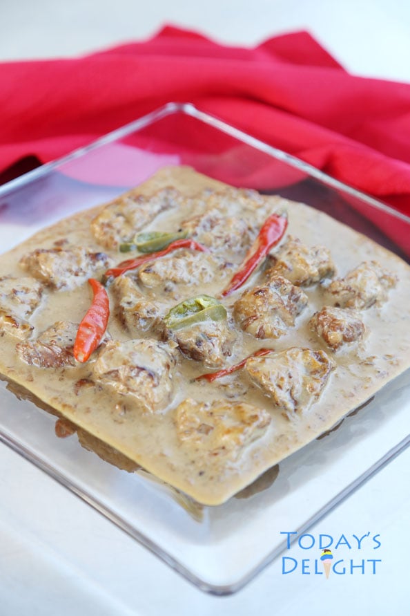 adobo sa gata baboy (pork) is Today's Delight