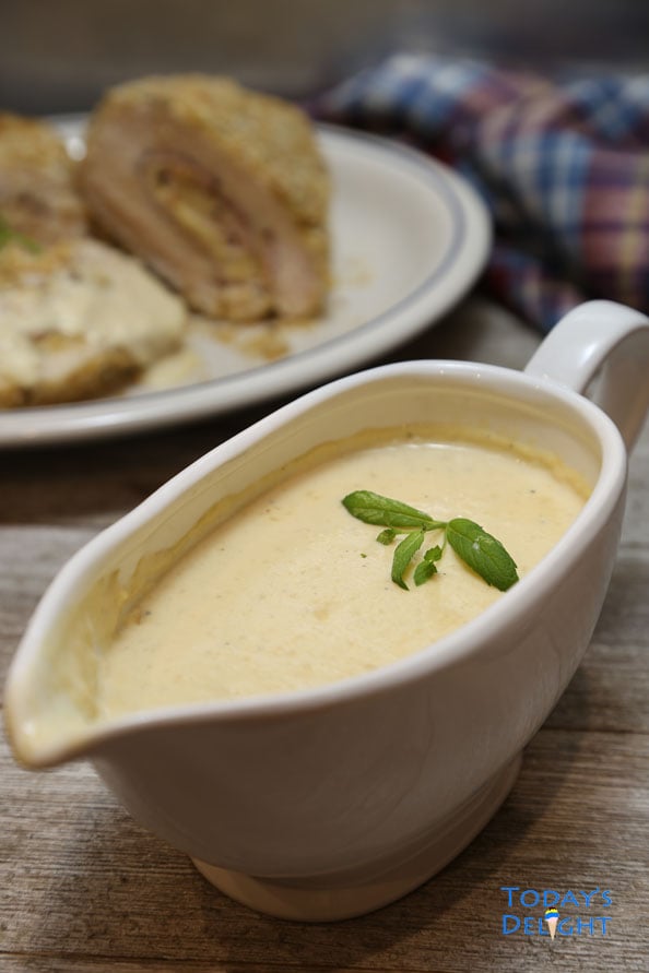 creamy mustard sauce is Today's Delight