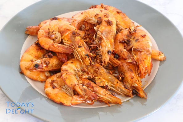 how to cook pan-fried garlic butter shrimp recipe is Today's Delight