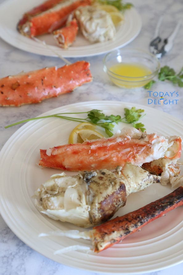 cooked king crab legs is Today's Delight