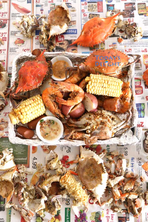 Louisiana shrimp and crab boil recipe is Today's Delight