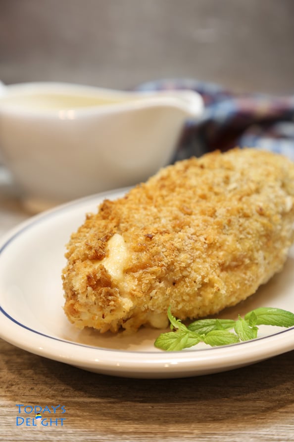 easy baked chicken cordon bleu is Today's Delight