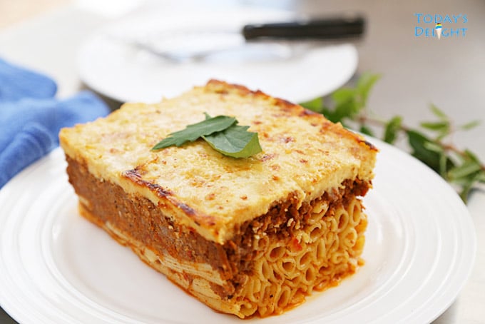 Pastitsio Recipe is Today's Delight