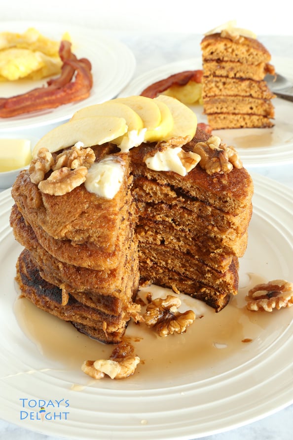 Krusteaz Pumpkin Spice Pancake Mix is Today's Delight