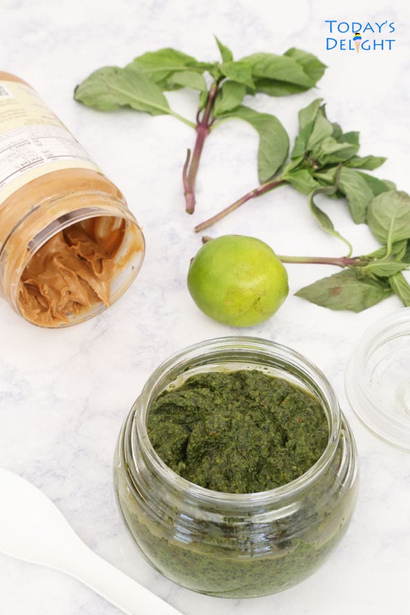 Thai basil pesto is Today's Delight