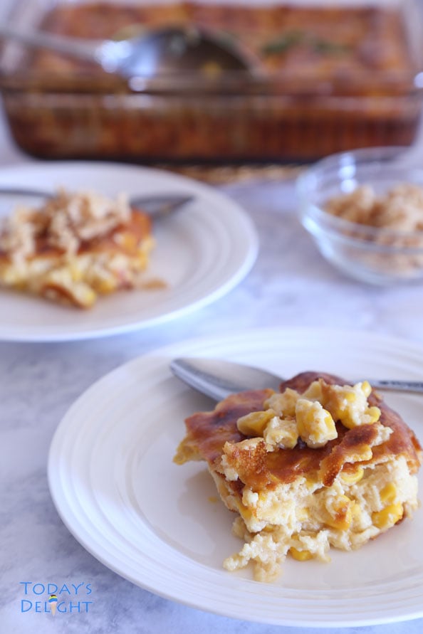 baked corn recipe is Today's Delight