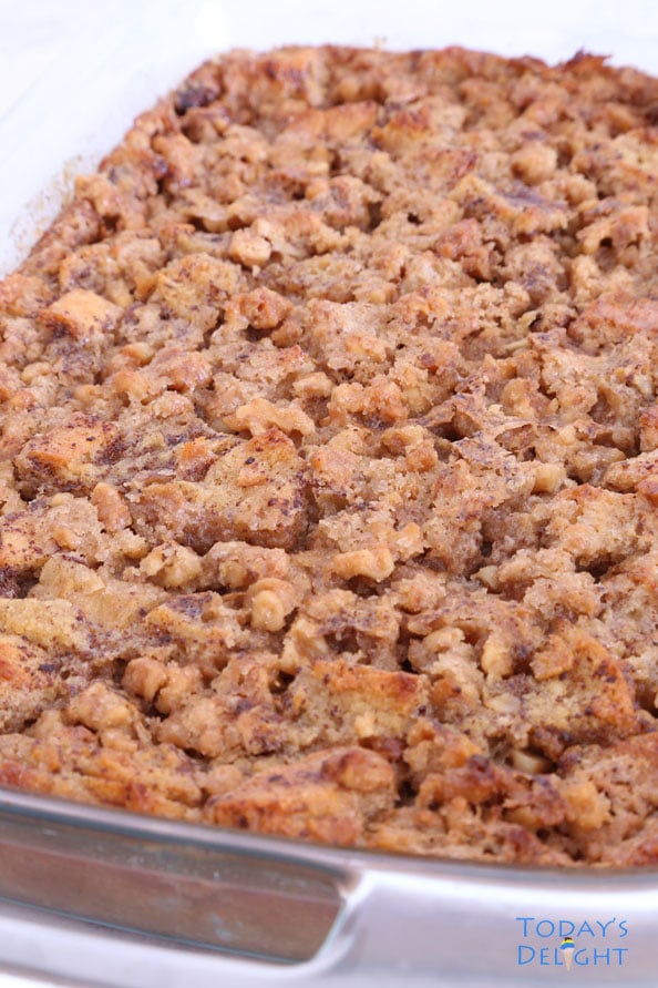 Easy bread pudding recipe is Today's Delight