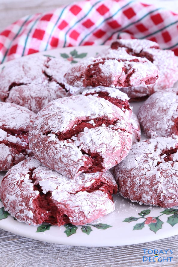 Crinkle Cookies for the holidays is Today's Delight