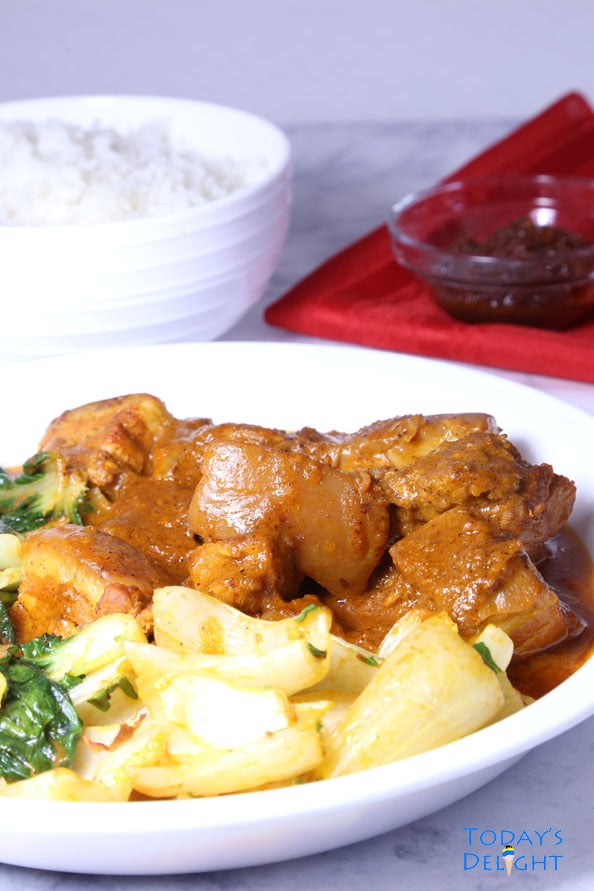 instant pot pork belly kare kare is Today's Delight