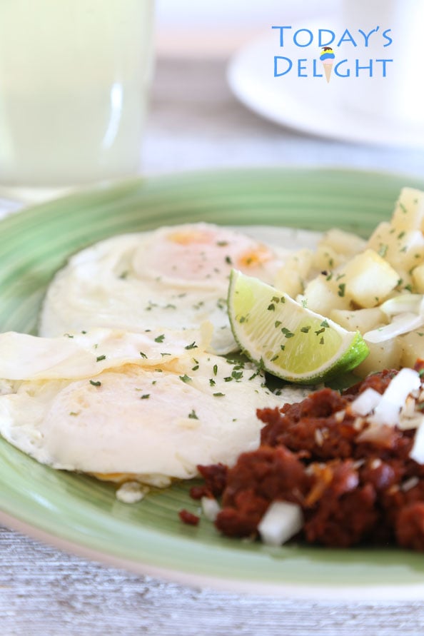 sunny side up egg is Today's Delight