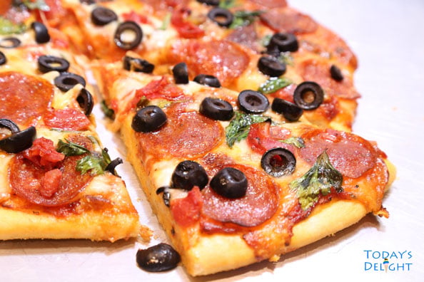 Make this quick and easy pizza dough for your next pizza