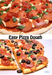 Make this quick and easy homemade pizza dough