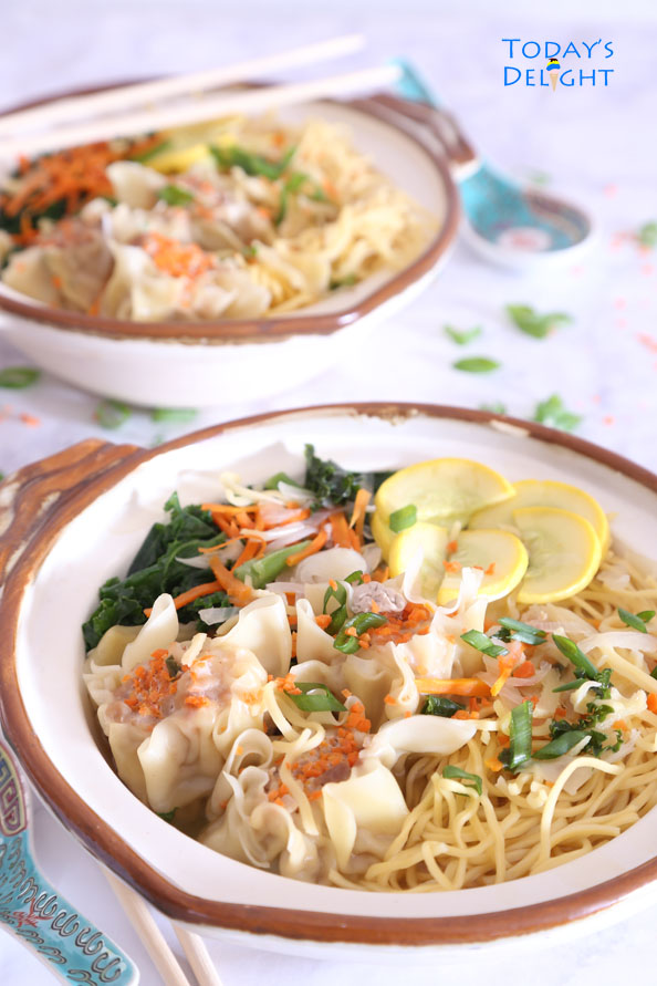 how to cook wonton noodle soup at home is Today's Delight
