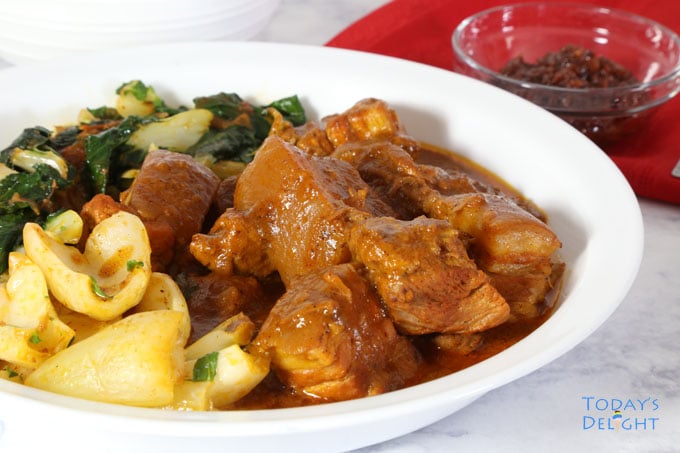 kare kare instant pot is Today's Delight