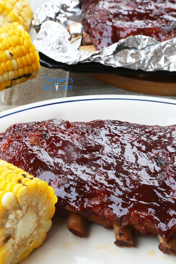 Today's Delight is Barbecue Ribs in Oven.