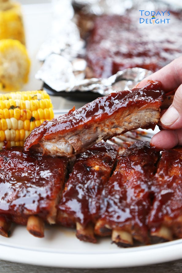 Baked Barbecue Ribs in Oven is Today's Delight