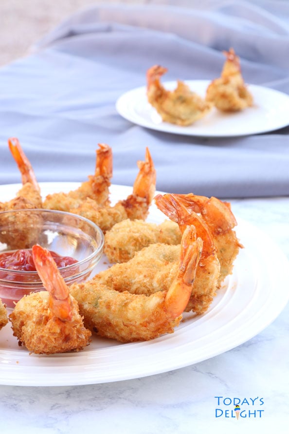 Camaron Rebosado is deep fried battered shrimp and it is Today's Delight.