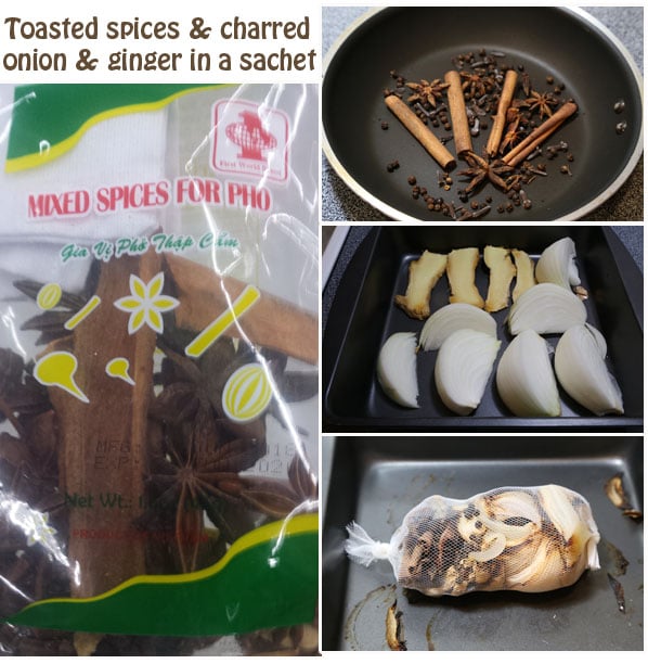 Spices used in beef pho