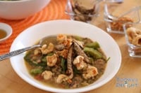 Recipe of Ginisang Munggo with Chicharon and Toasted Garlic is Today's Delight