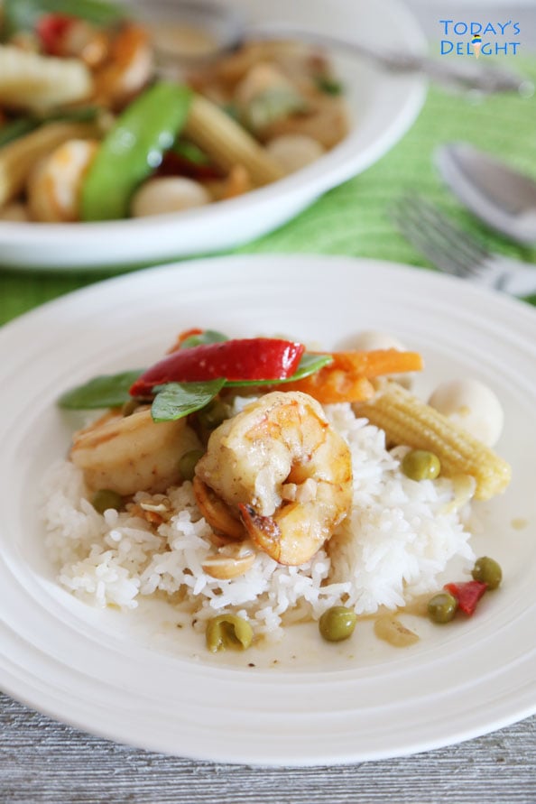 Today's Delight is Shrimp with Quail Eggs Recipe and it is great with rice.