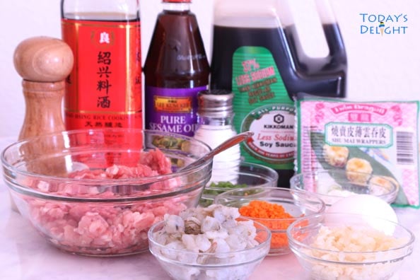 Prepare all the wonton ingredients and make the it before making the wonton broth.